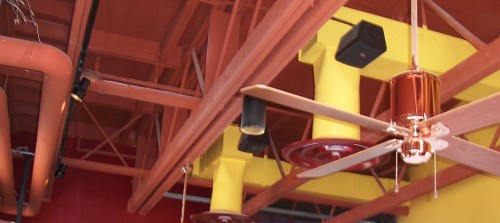 Exposed Duct and Fan Work